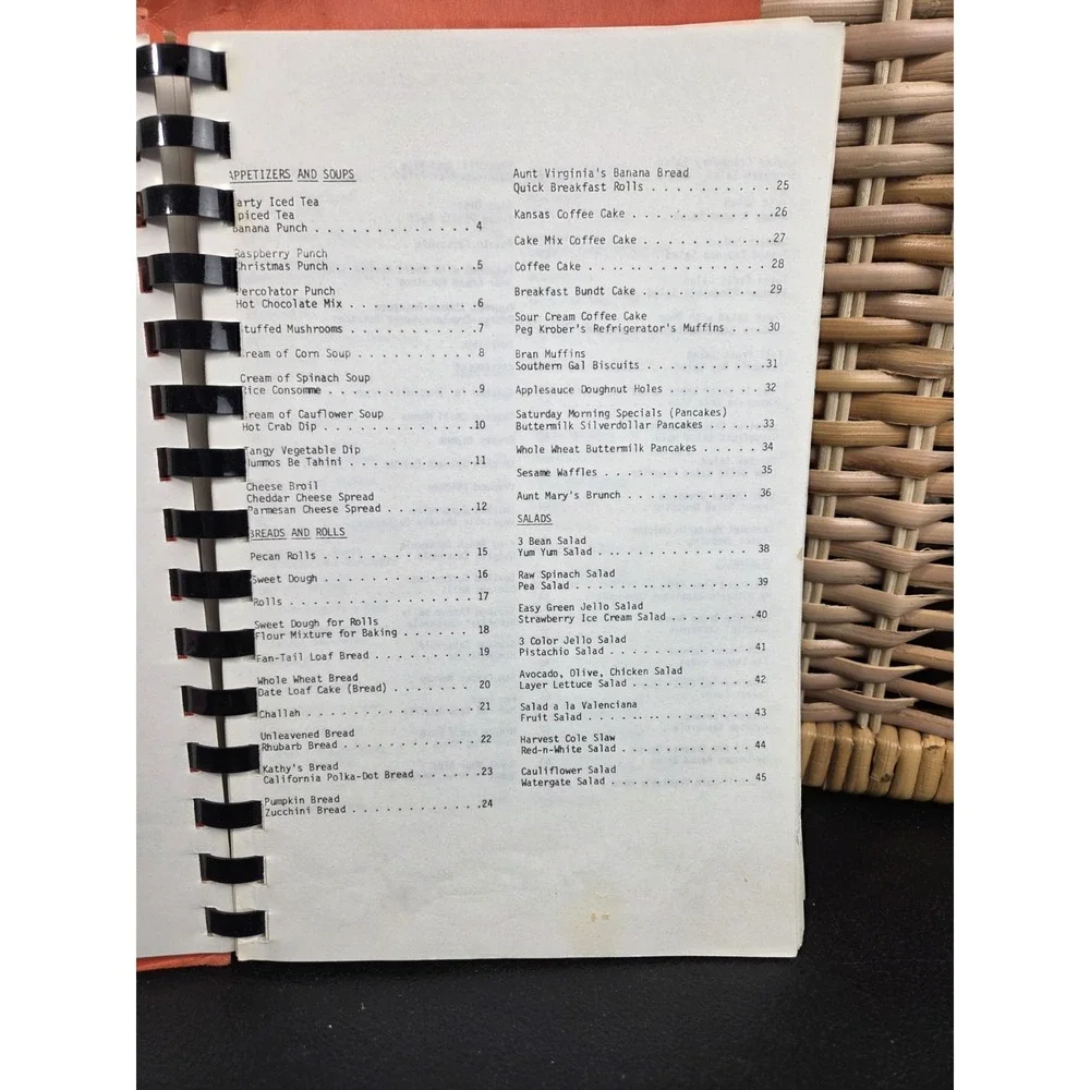Greenville College Cookbook Greenville, Illinois 1983 257 Pages Local